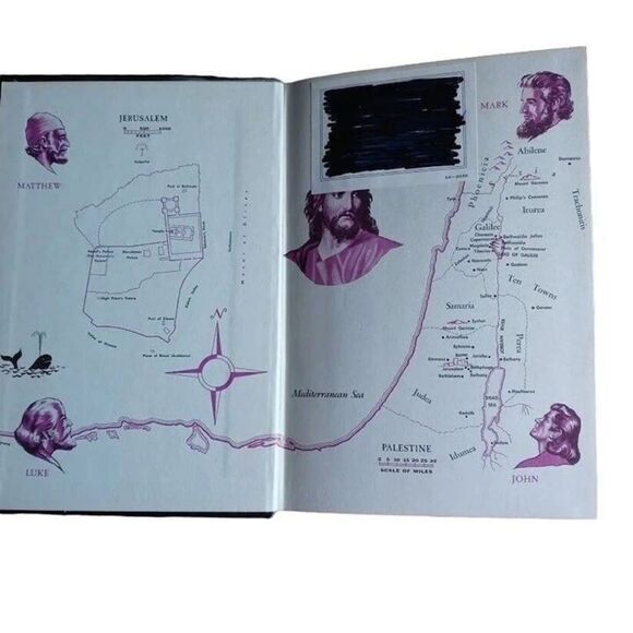 The Christ of the Gospels Black Hardcover Book William F. Beck Concordia 1960 - Picture 4 of 7